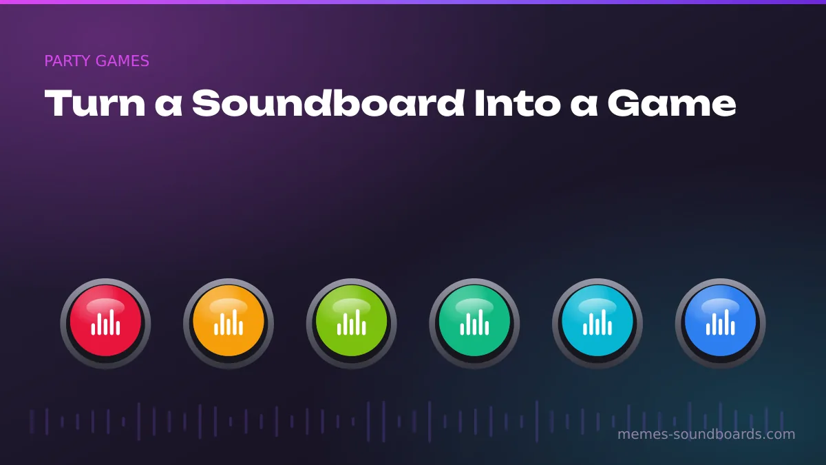 Meme soundboard party games — friends playing sound button games together Meme soundboard party games — friends playing sound button games together