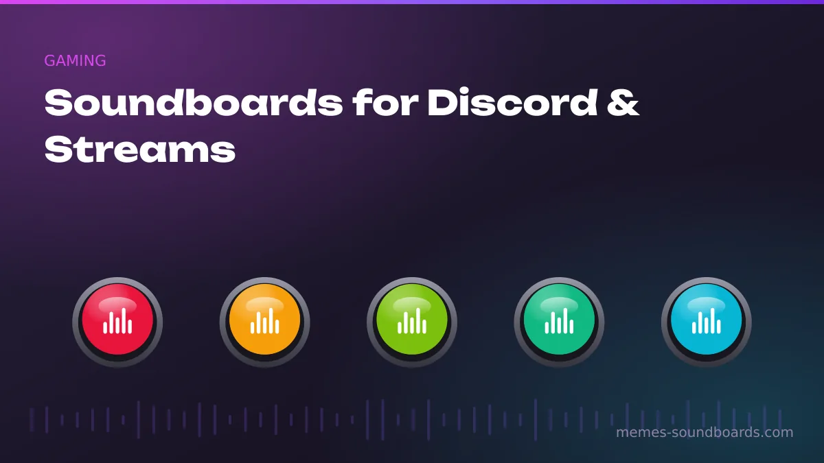 Unblocked soundboards for gaming — meme sound buttons on Discord and Twitch Unblocked soundboards for gaming — meme sound buttons on Discord and Twitch